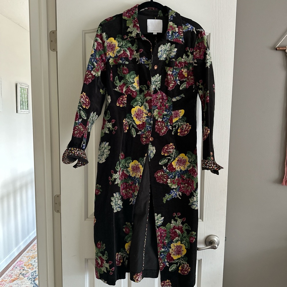 Anthropologie Gardenia Corduroy Jacket